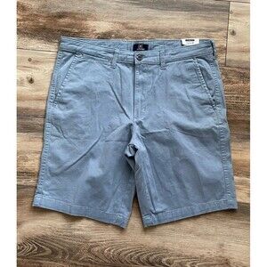 George Men’s Shorts At The Knee Super Soft Blue 9" Inseam Size 32 NWT Pockets